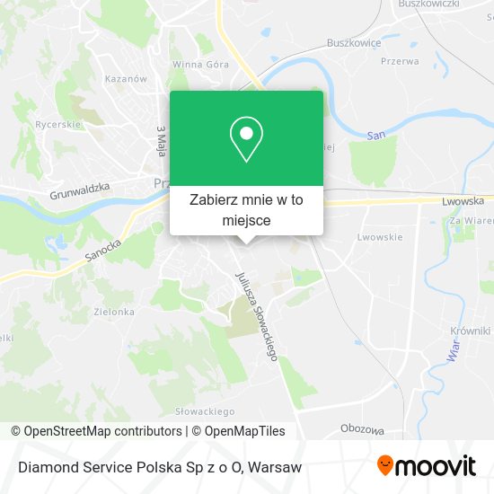 Mapa Diamond Service Polska Sp z o O