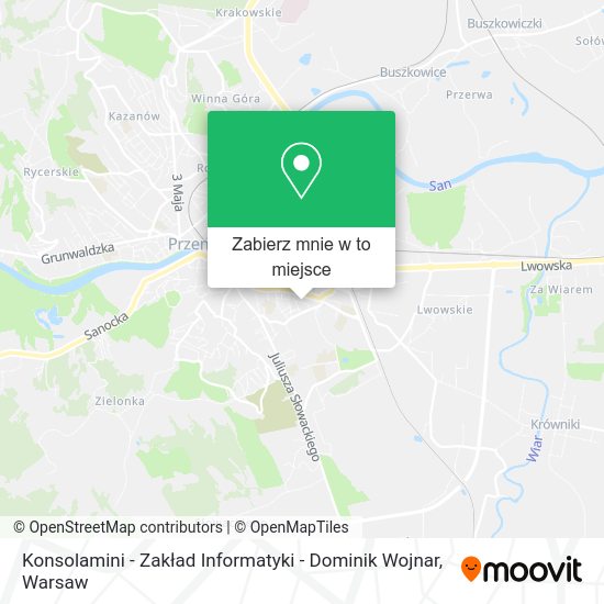 Mapa Konsolamini - Zakład Informatyki - Dominik Wojnar