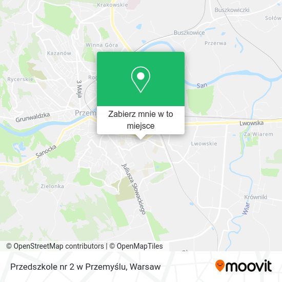 Mapa Przedszkole nr 2 w Przemyślu