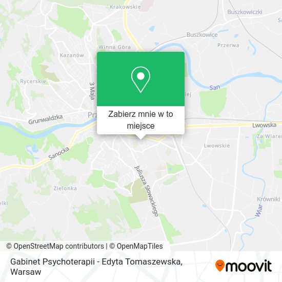 Mapa Gabinet Psychoterapii - Edyta Tomaszewska