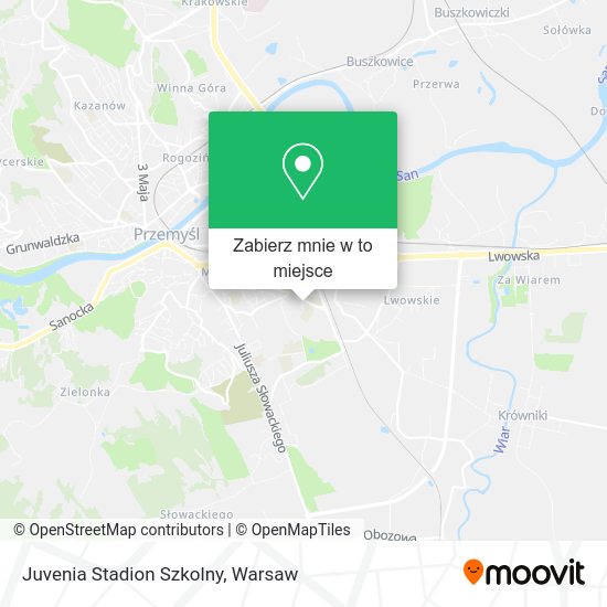 Mapa Juvenia Stadion Szkolny