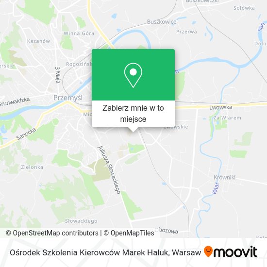 Mapa Ośrodek Szkolenia Kierowców Marek Haluk