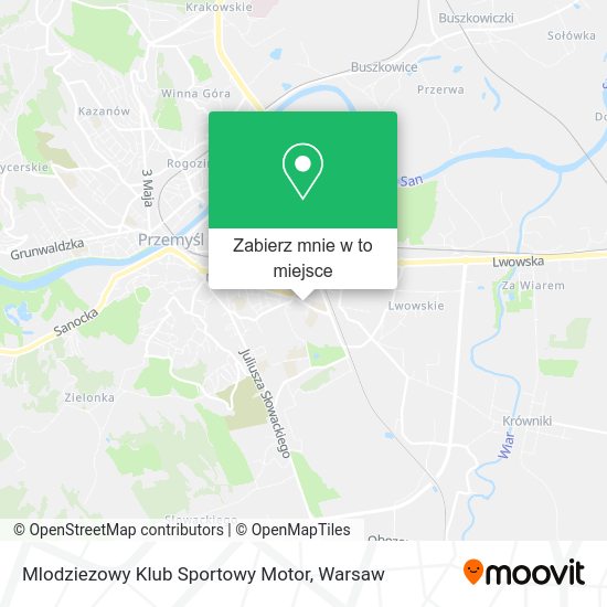 Mapa Mlodziezowy Klub Sportowy Motor