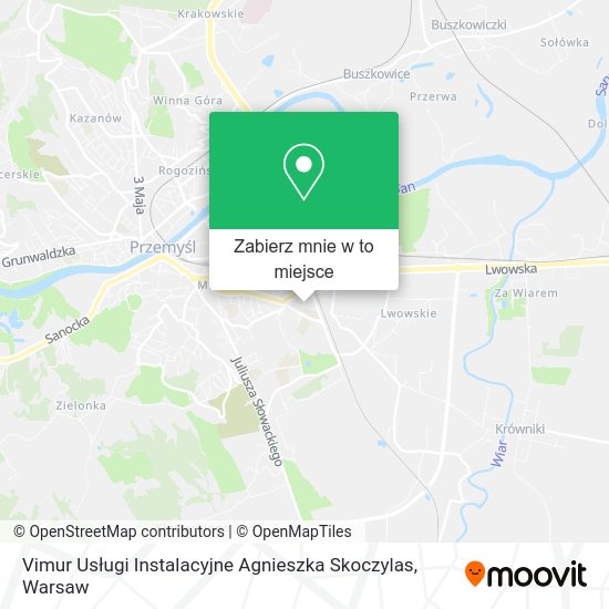 Mapa Vimur Usługi Instalacyjne Agnieszka Skoczylas