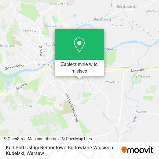 Mapa Kud Bud Usługi Remontowo Budowlane Wojciech Kudelski