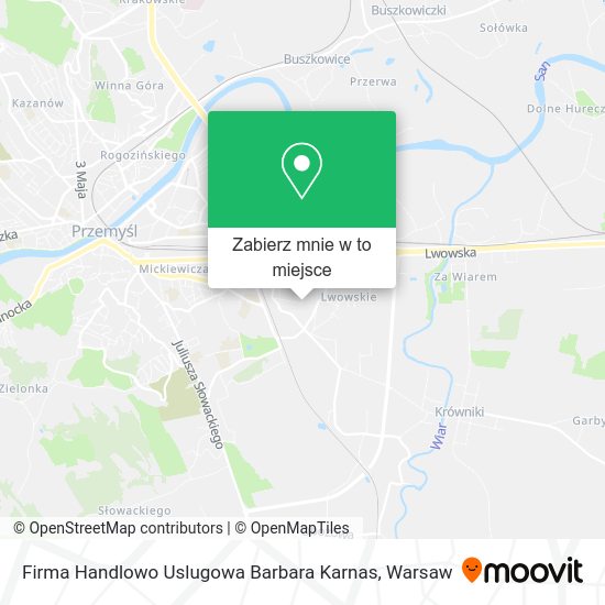 Mapa Firma Handlowo Uslugowa Barbara Karnas