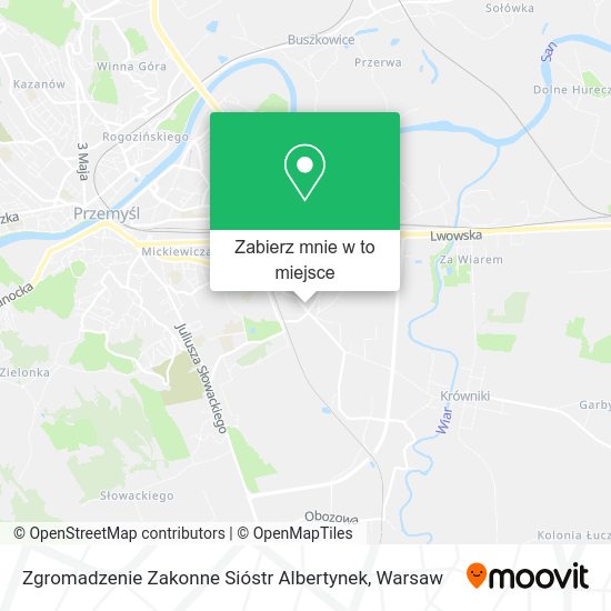 Mapa Zgromadzenie Zakonne Sióstr Albertynek