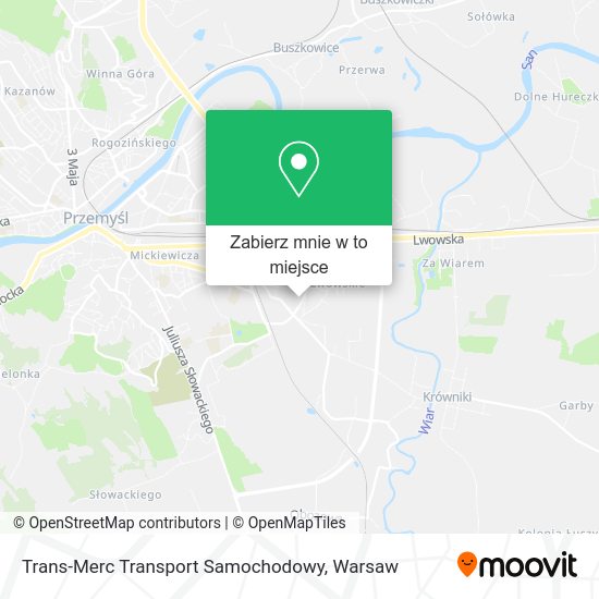 Mapa Trans-Merc Transport Samochodowy