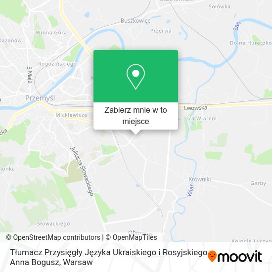 Mapa Tłumacz Przysięgły Języka Ukraiskiego i Rosyjskiego Anna Bogusz