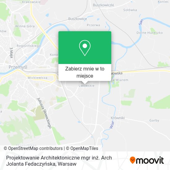 Mapa Projektowanie Architektoniczne mgr inż. Arch Jolanta Fedaczyńska