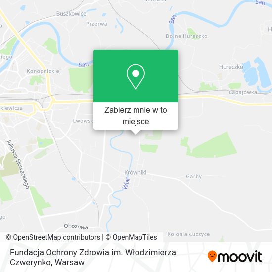 Mapa Fundacja Ochrony Zdrowia im. Włodzimierza Czwerynko