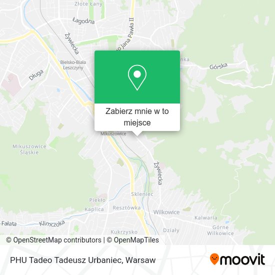 Mapa PHU Tadeo Tadeusz Urbaniec