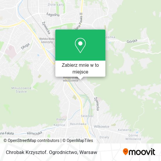 Mapa Chrobak Krzysztof. Ogrodnictwo