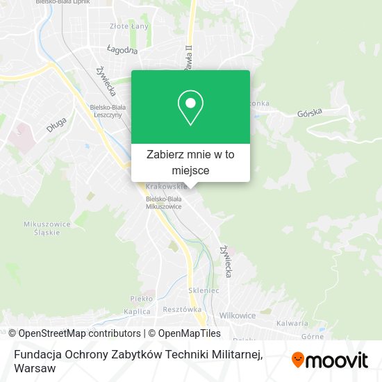 Mapa Fundacja Ochrony Zabytków Techniki Militarnej