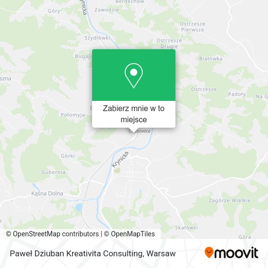 Mapa Paweł Dziuban Kreativita Consulting