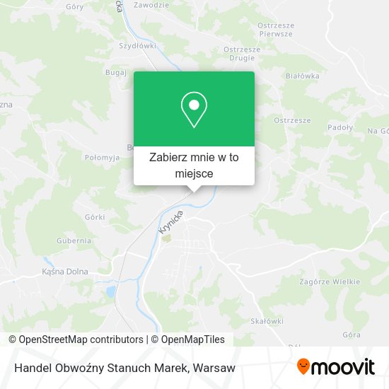 Mapa Handel Obwoźny Stanuch Marek