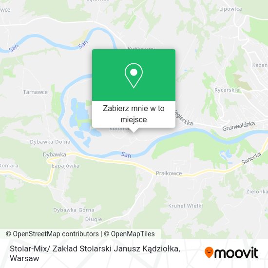 Mapa Stolar-Mix/ Zakład Stolarski Janusz Kądziołka