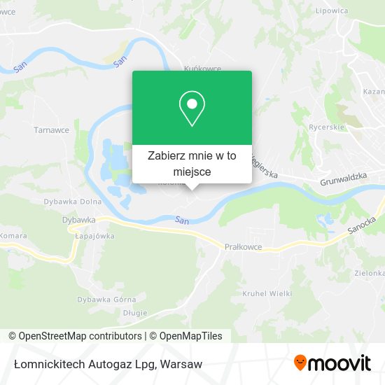 Mapa Łomnickitech Autogaz Lpg