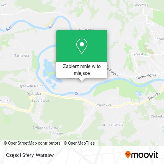 Mapa Części Sfery