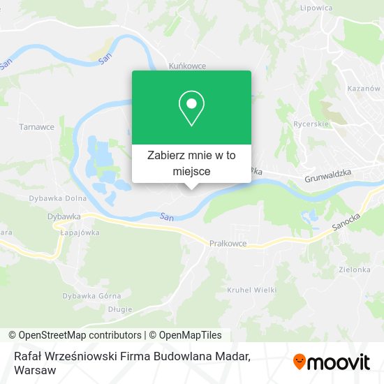 Mapa Rafał Wrześniowski Firma Budowlana Madar