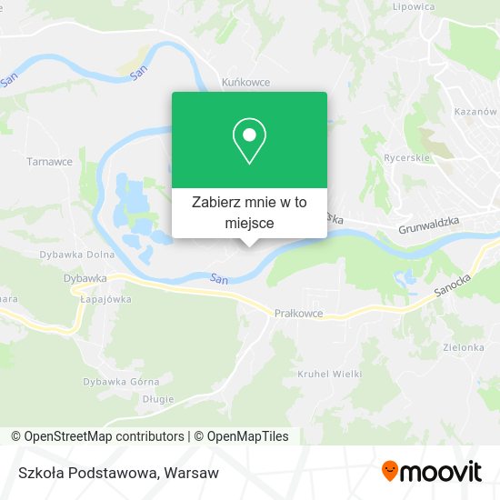 Mapa Szkoła Podstawowa