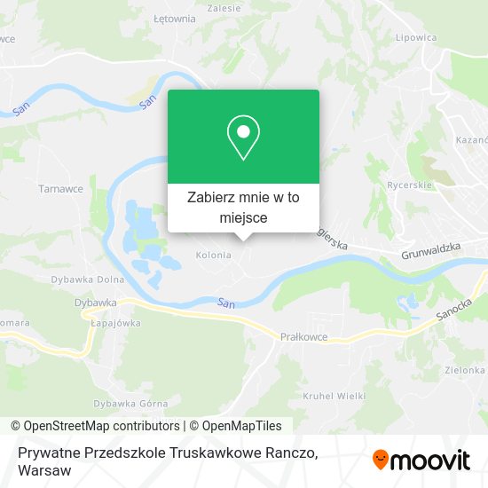 Mapa Prywatne Przedszkole Truskawkowe Ranczo