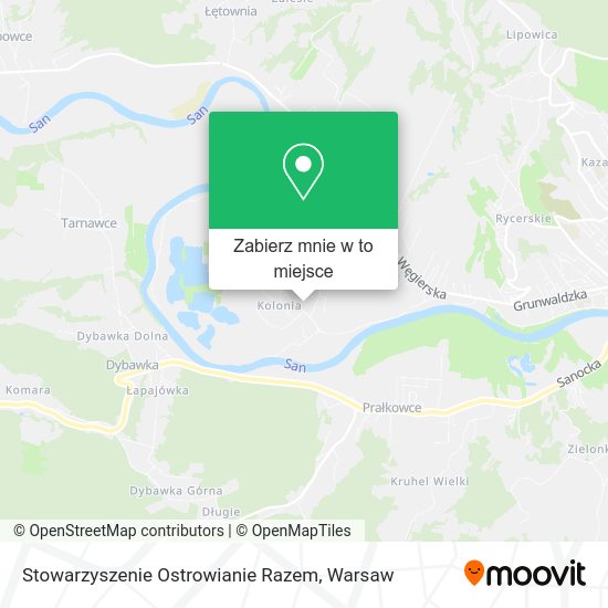 Mapa Stowarzyszenie Ostrowianie Razem