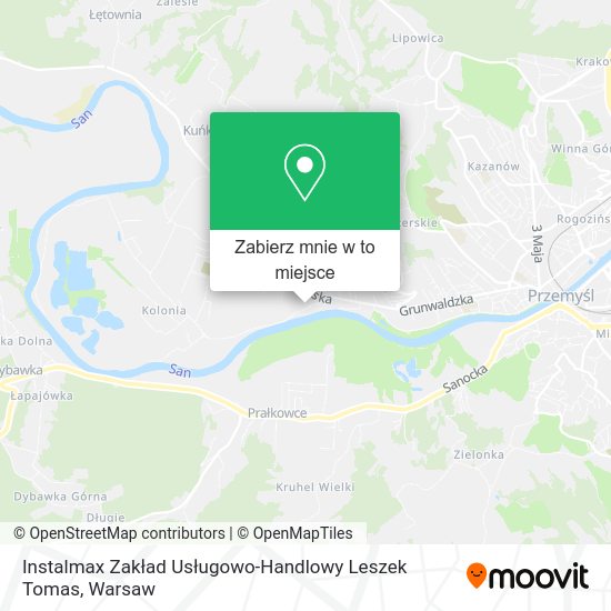 Mapa Instalmax Zakład Usługowo-Handlowy Leszek Tomas