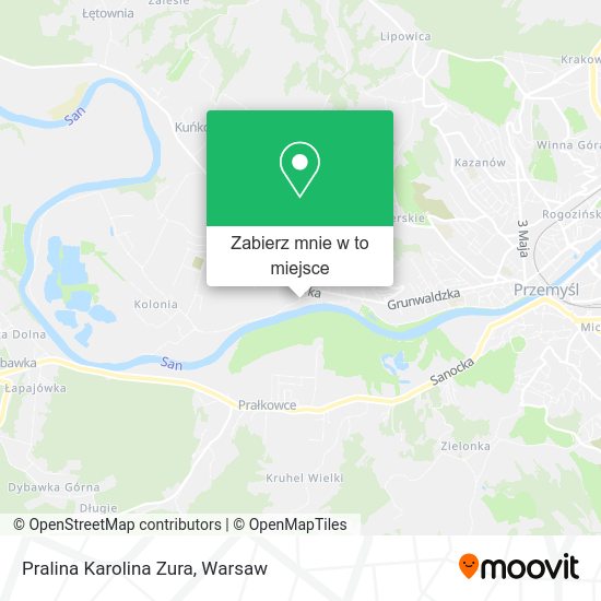 Mapa Pralina Karolina Zura