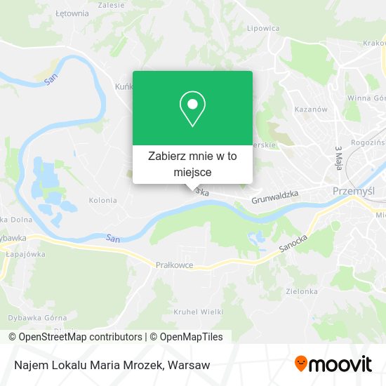 Mapa Najem Lokalu Maria Mrozek