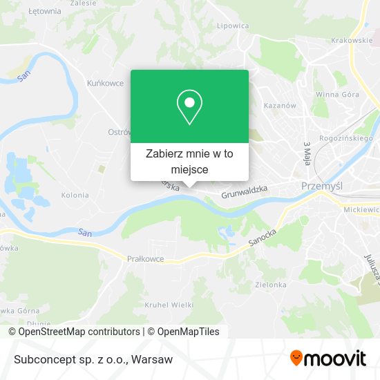 Mapa Subconcept sp. z o.o.