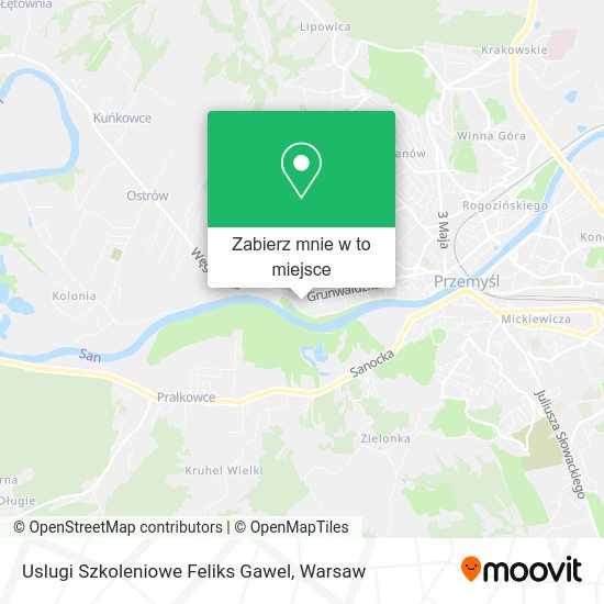 Mapa Uslugi Szkoleniowe Feliks Gawel