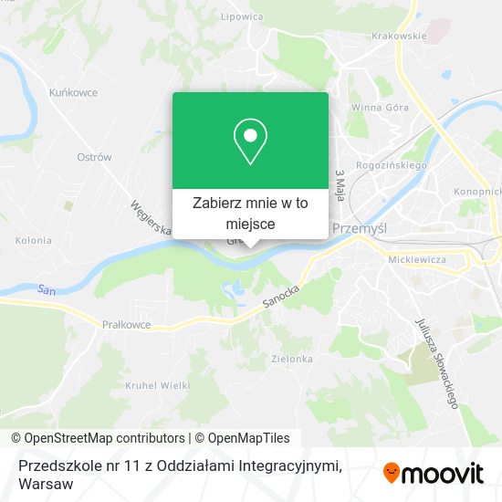 Mapa Przedszkole nr 11 z Oddziałami Integracyjnymi