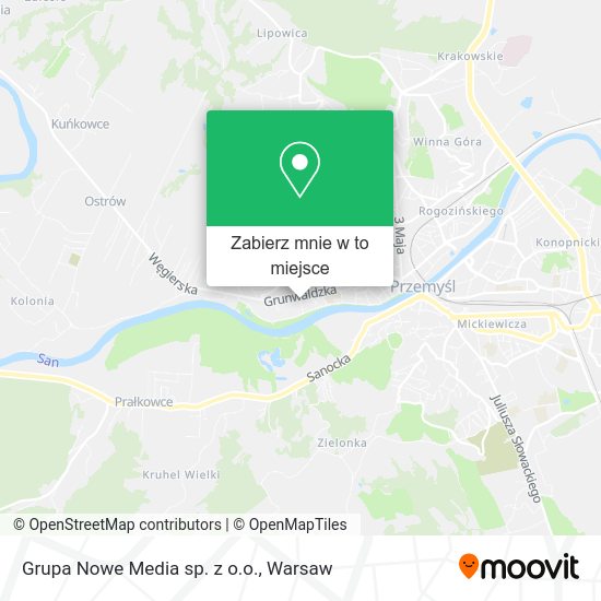 Mapa Grupa Nowe Media sp. z o.o.