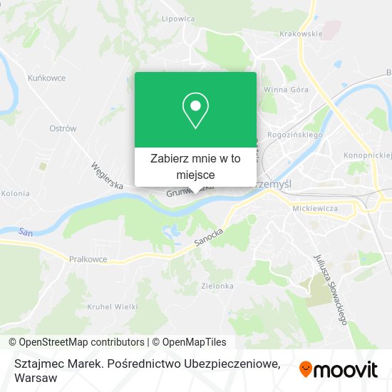 Mapa Sztajmec Marek. Pośrednictwo Ubezpieczeniowe