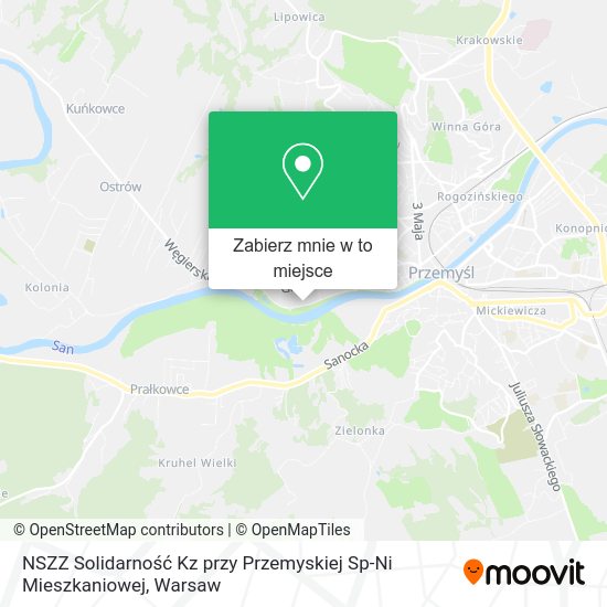 Mapa NSZZ Solidarność Kz przy Przemyskiej Sp-Ni Mieszkaniowej