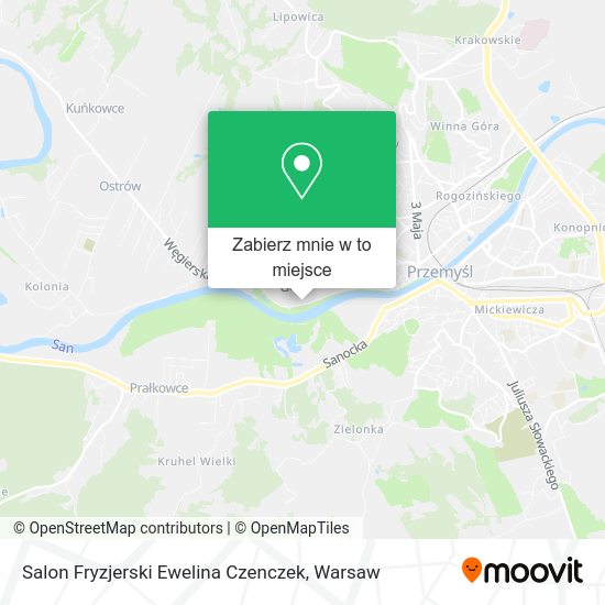 Mapa Salon Fryzjerski Ewelina Czenczek