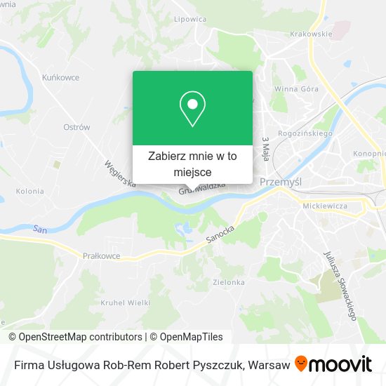 Mapa Firma Usługowa Rob-Rem Robert Pyszczuk