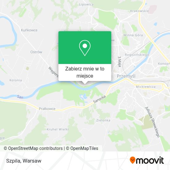 Mapa Szpila