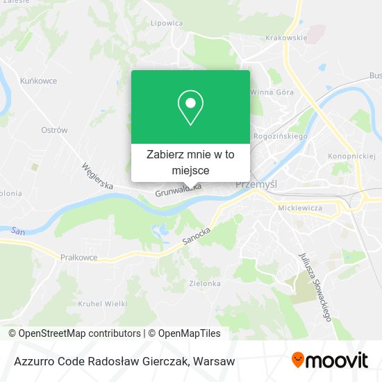 Mapa Azzurro Code Radosław Gierczak