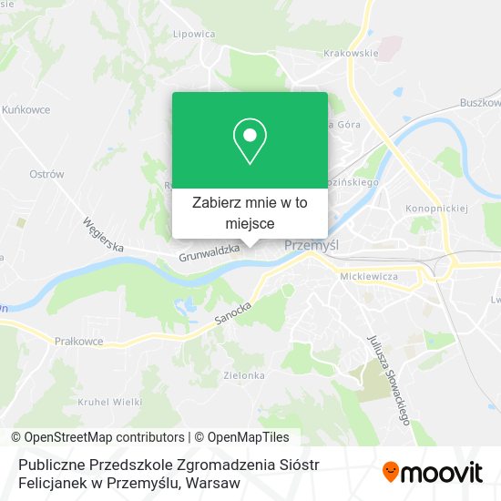 Mapa Publiczne Przedszkole Zgromadzenia Sióstr Felicjanek w Przemyślu