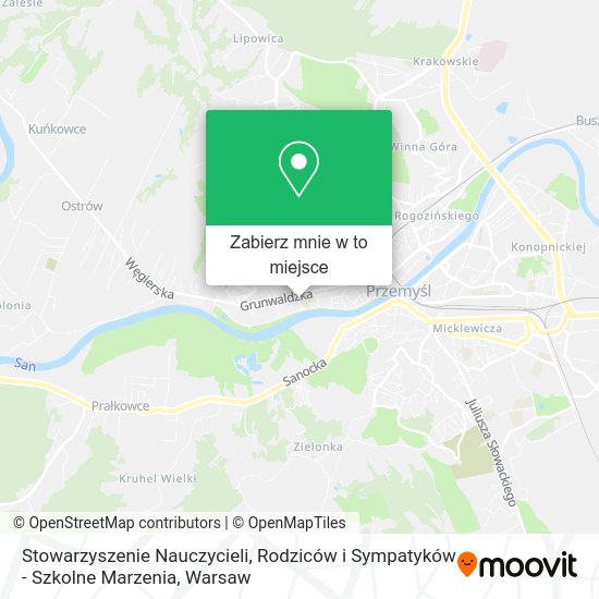 Mapa Stowarzyszenie Nauczycieli, Rodziców i Sympatyków - Szkolne Marzenia