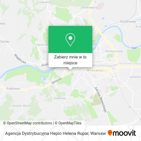 Mapa Agencja Dystrybucyjna Hepio Helena Rupar