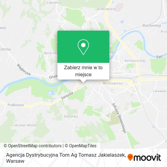 Mapa Agencja Dystrybucyjna Tom Ag Tomasz Jakielaszek