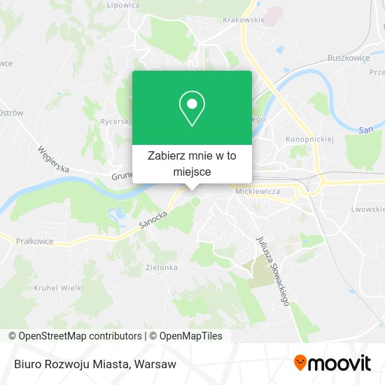 Mapa Biuro Rozwoju Miasta