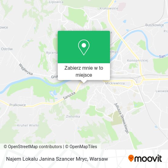 Mapa Najem Lokalu Janina Szancer Mryc