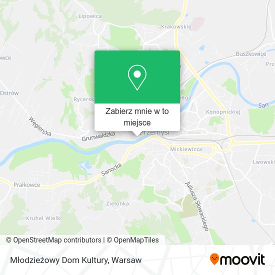 Mapa Młodzieżowy Dom Kultury