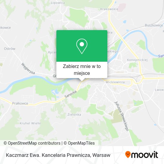 Mapa Kaczmarz Ewa. Kancelaria Prawnicza