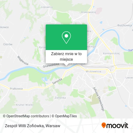 Mapa Zespół Willi Zofiówka