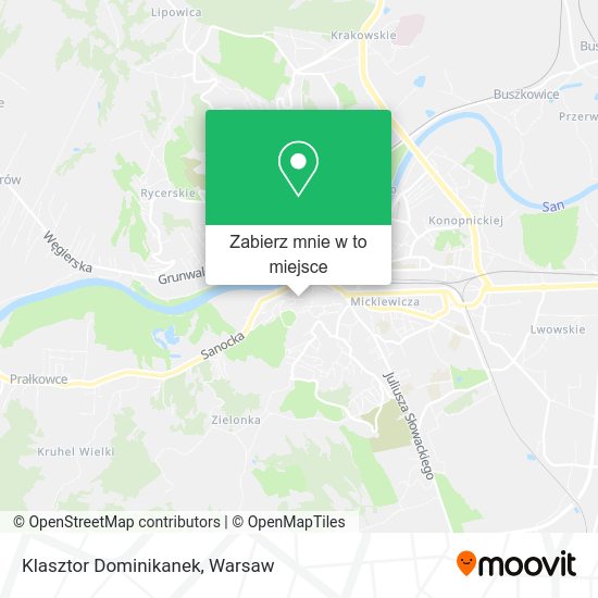 Mapa Klasztor Dominikanek